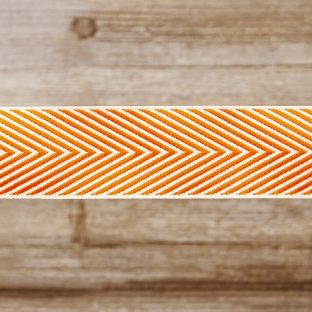 Лента жаккард SAFISA, 25 мм, 25 м, цвет 02. Арт 9202-25мм-02