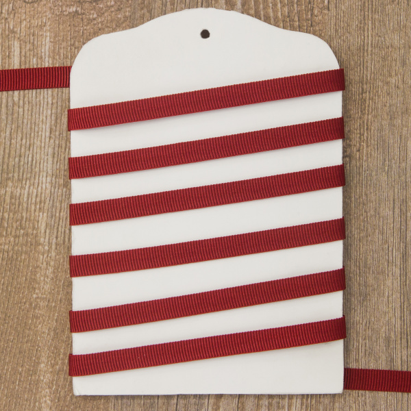 Лента репсовая PEGA, цвет бордовый, 7 мм. Арт 811798807G7577