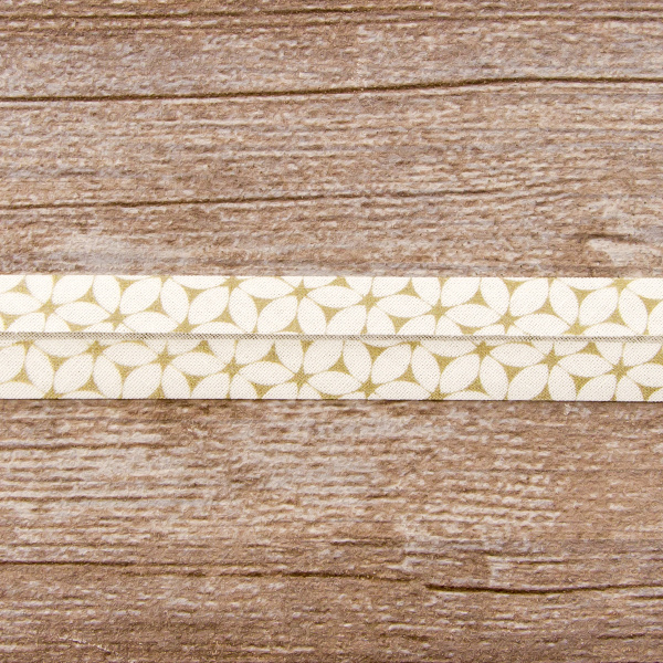 Косая бейка с рисунком SAFISA, арт.6630, 20 мм, 20 м, цвет 01. Арт 6630-20мм-01