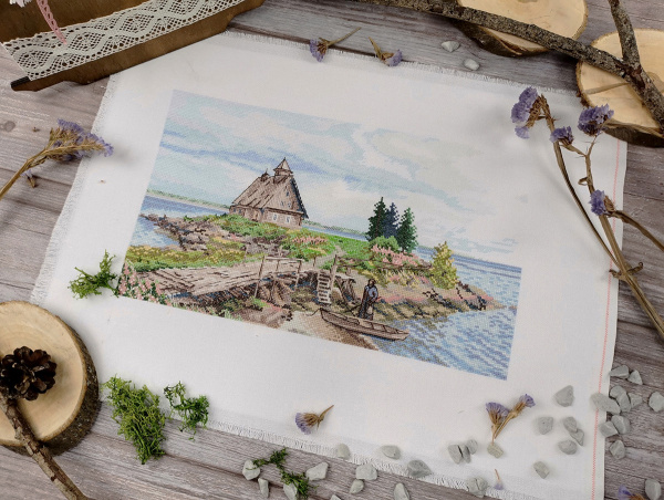 Набор для вышивания "На берегу Белого моря". Арт 02.010.29