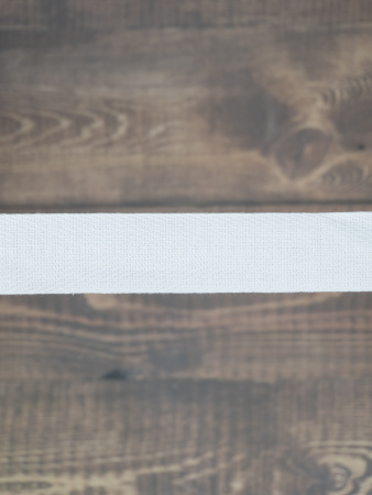 Тесьма киперная SAFISA, 25 мм, 25 м, цвет 02, белый. Арт 0270-25мм-02