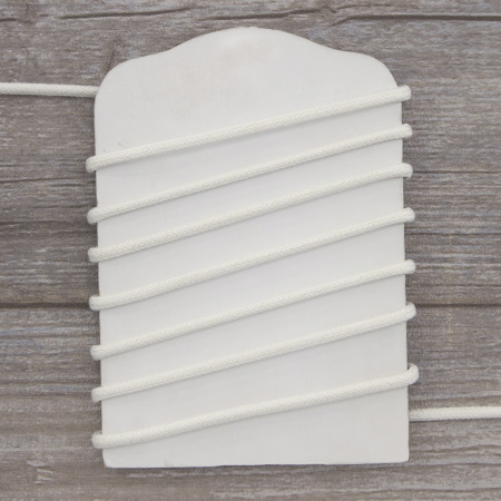 Шнуры PEGA плетеный, цвет белый, 3,5 мм. Арт 842229016REZ00