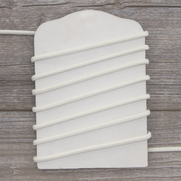 Шнуры PEGA плетеный, цвет белый, 3,5 мм. Арт 842229016REZ00