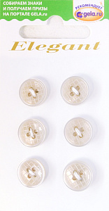 Пуговицы ELEGANT. Арт 13376-11-00AF2/6