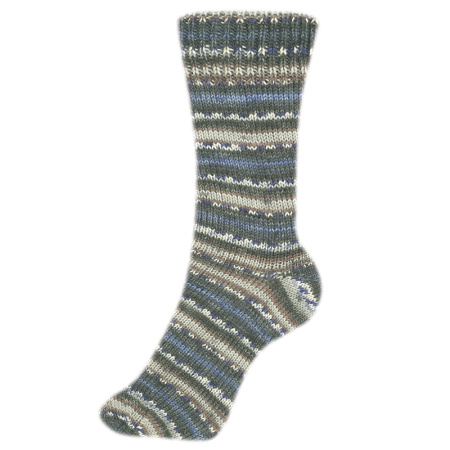 Пряжа Fortissima Socka 4-fach color, 75% шерсть, 25% полиамид, 420 м, 100 г. Арт 90028-2484