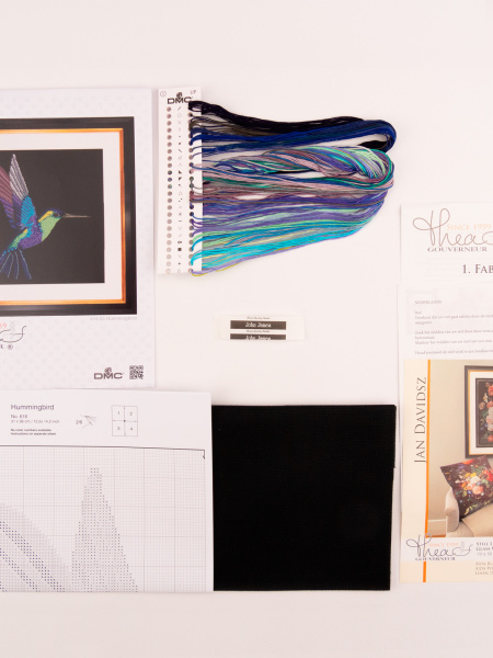 Набор для вышивания "Колибри", канва лен 32 ct, 31 х 36 см. Арт 616