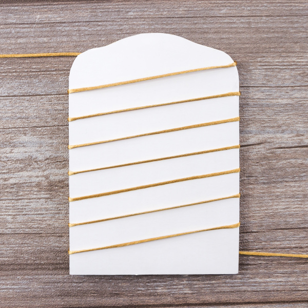 Шнур атласный SAFISA 1,5 мм, 25 м, цвет 54, бежево-золотистый. Арт 470-54                  