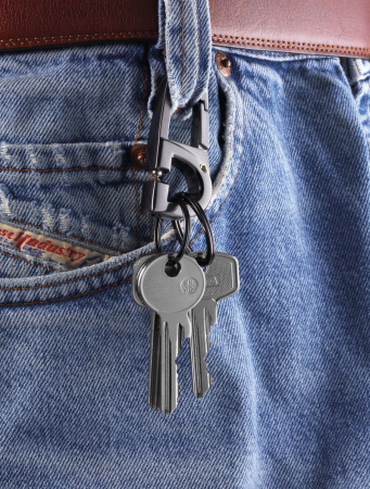 Брелок TROIKA "Карабин". Арт KR18-06/GM