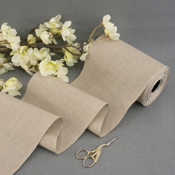 Лента канвовая Leinen для вышивания 30 ct ширина 16 см. Арт 72022/16cm/53