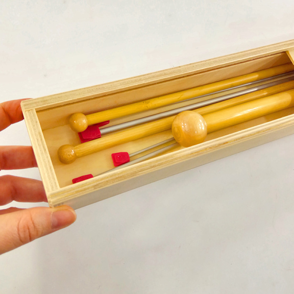 Органайзер addi для прямых спиц, деревянный, 43 х 7 х 4 см . Арт 528-9/000