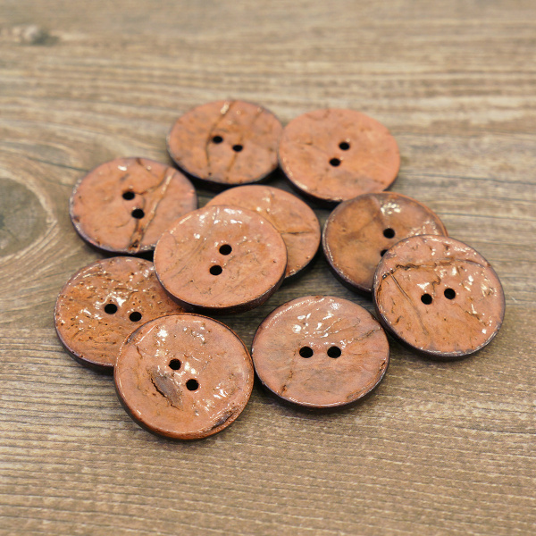 Пуговицы CONCEPT, размер 40, кокос, цвет COL.7 пыльная роза. Арт 1919H-040-COL.7