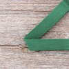 Тесьма киперная хлопковая на блистере SAFISA, 14 мм, 2,5 м , цвет 25, зеленый. Арт P00260C-14мм-25         