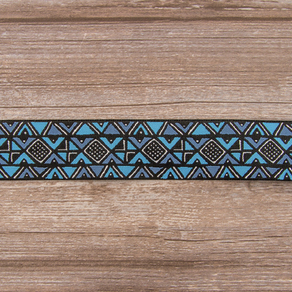 Лента жаккардовая SAFISA, 40 мм, 15 м, цвет 02. Арт 9274-40мм-02