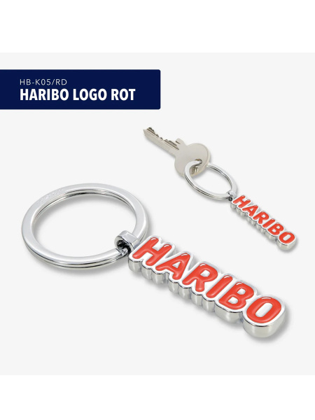 Брелок TROIKA "HARIBO LOGO". Арт HB-K05/RD