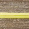 Косая бейка хлопок/полиэстер 20 мм, 25 м, цвет 09, светло-желтый. Арт 6120-20мм-09            