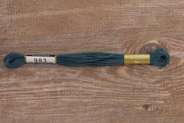 Мулине COSMO однотонный цвет  983       . Арт 25-6/983       