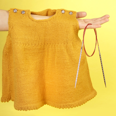 Спицы металлические круговые супергладкие c квадратным кончиком addiNovel, №2,25, 40 см.. Арт 717-7/2.25-40