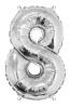Шар-цифра "8". Арт 87040606
