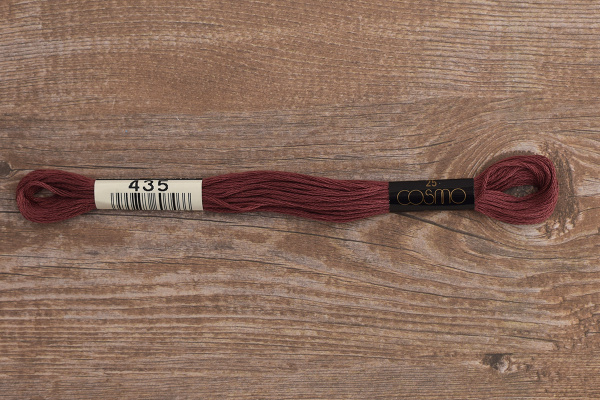 Мулине COSMO однотонный цвет  435       . Арт 25-6/435       