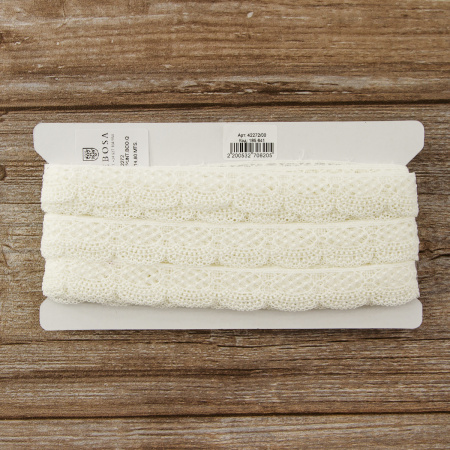 Кружево-вышивка на тюле, 15 мм. Арт 42272/00