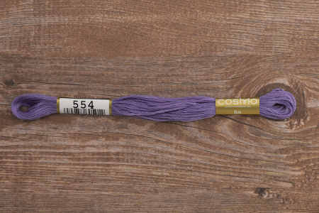 Мулине COSMO однотонный цвет  554       . Арт 25-6/554       