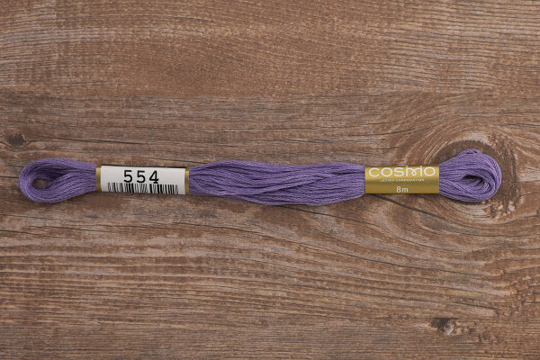 Мулине COSMO однотонный цвет  554       . Арт 25-6/554       
