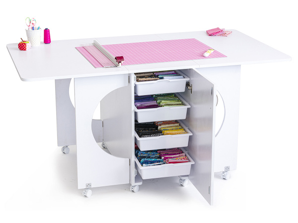 Стол раскройный CUTTING TABLE II, белый. Арт TLM.CT2-W001                