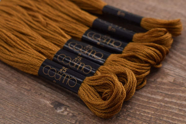 Мулине COSMO однотонный цвет  308       . Арт 25-6/308       