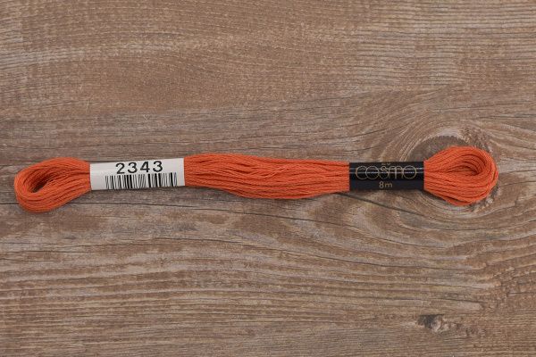 Мулине COSMO однотонный цвет  2343      . Арт 25-6/2343      