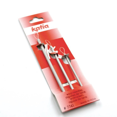 Иглы ручные для шитья шерстью и пряжей, 3 шт. Арт 7741