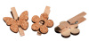 Декоративные прищепки с украшением из натуральной пробки "Цветы и бабочки". Арт 63004000
