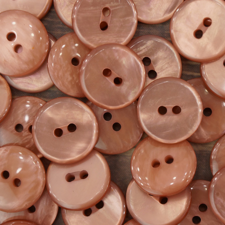 Пуговицы CONCEPT Mother of Pearl, размер 24, полиэстер, цвет COL.58. Арт 75315-024-COL.58