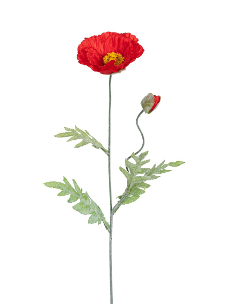 Цветок декоративный "Мак". Арт 204413-500