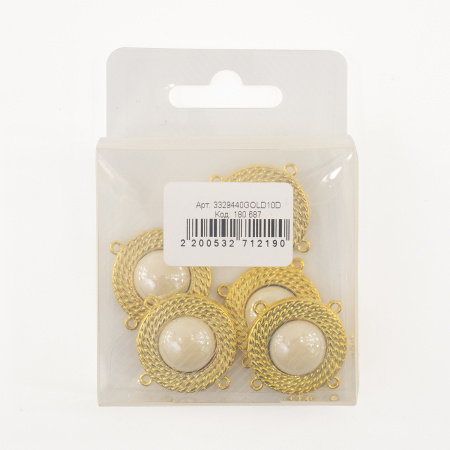 Пуговица DISBOTON, размер 44 цвет C/GOLD1 D 079. Арт 3329440GOLD10D