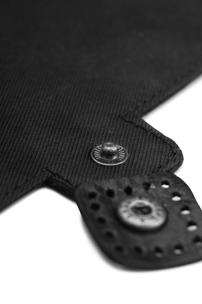 Крышка "Callie" для сумки с ручкой и пришивной кнопкой Black. Арт QB-4458/Black