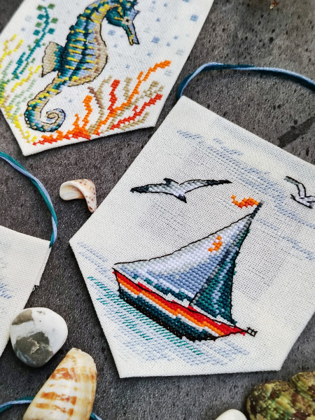 Набор для вышивания "Морские этюды". Арт 21.003.24
