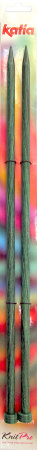 Спицы прямые KATIA, 40 см, 9 мм. Арт 7648