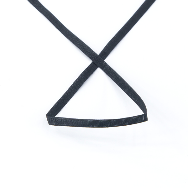 Лента для вышивания SAFISA на блистере, 4 мм, 5 м, цвет 01, черный. Арт P111-4мм-01             