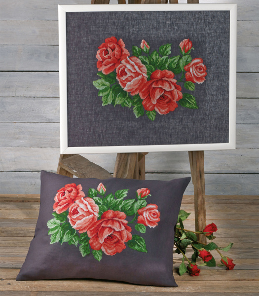 Набор для вышивания "Красные розы". Арт 70-6425