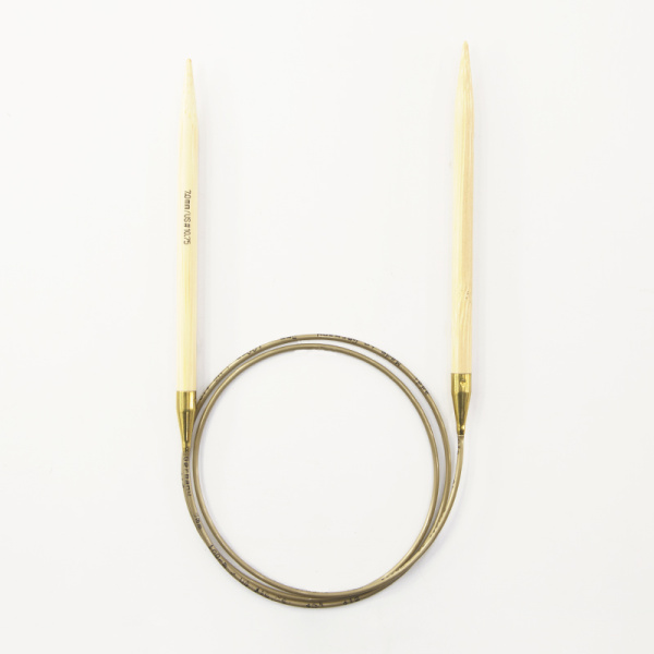 Спицы, круговые, бамбук addiNature BAMBOO №7, 100 см. Арт 555-7/7-100