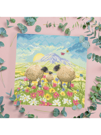 Набор для вышивания "Butterflies And Babies". Арт XLP10