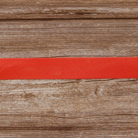 Косая бейка атласная 30 мм, 25 м, цвет 59, коралловый. Арт 6260-30мм-59            