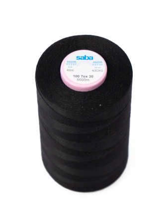 Нить универсальная SABA 100 Tex 30, 5000 м. Арт 1342-4000               