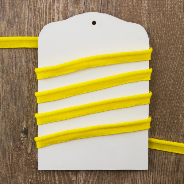 Резинка окантовочная, цвет желтый. Арт VE/9044