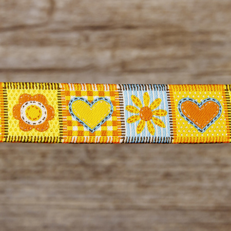 Лента жаккард SAFISA, 20 мм, 15 м, цвет 03. Арт 9178-20мм-03