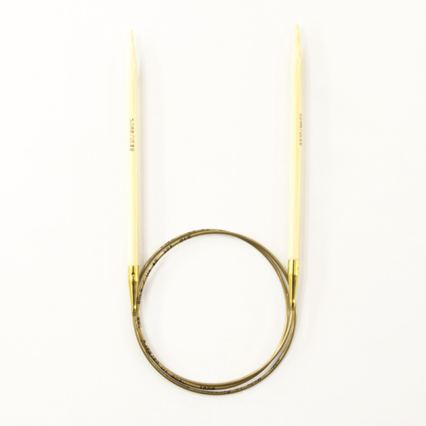 Спицы, круговые, бамбук addiNature BAMBOO №5, 80 см. Арт 555-7/5-80