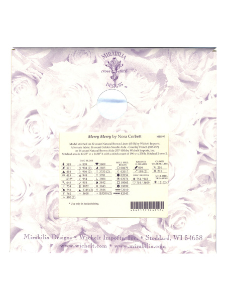 Схема для вышивания MIRABILIA "Веселье...Веселье". Арт MD197