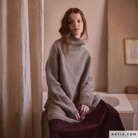 Журнал с моделями по пряже Katia  Woman-Man 100% WOOL TEXTURES 1. Арт 7924