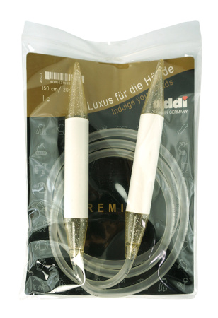 Спицы, круговые, пластик, addiChampagner №20, 150 см. Арт 405-7/20-150