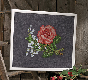 Набор для вышивания "Розы и лилии"